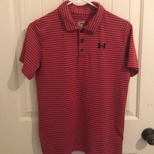 Boy’s under armour polo shirt EUC size youth xl